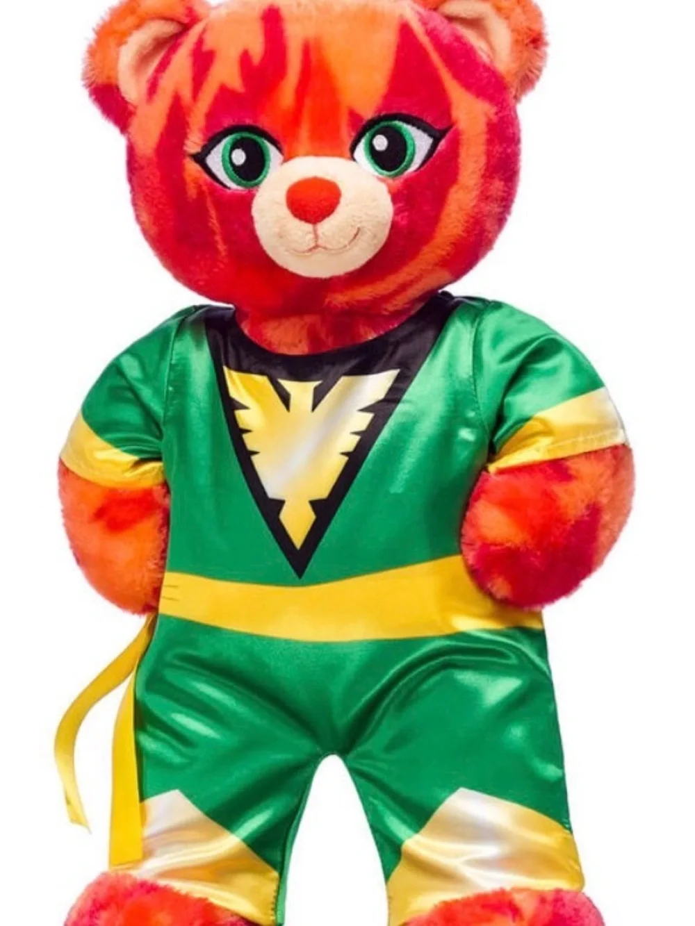 Build-A-Bear Red and Gold Superhero Bear Costume